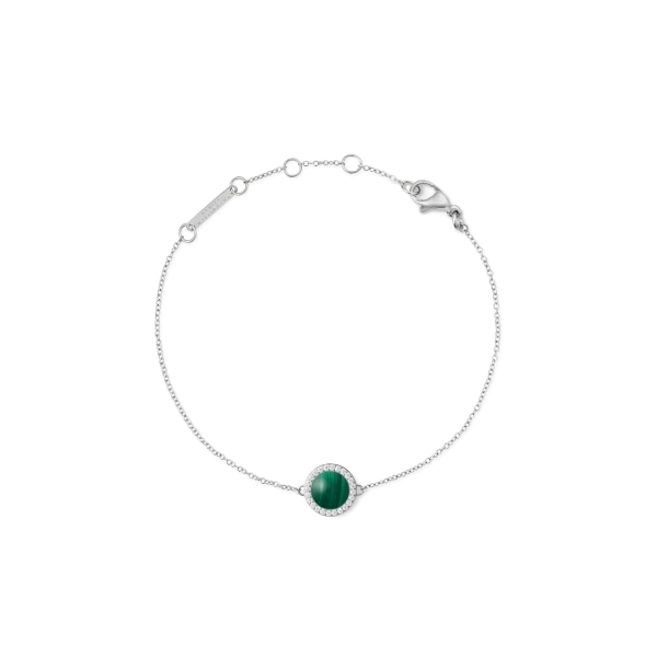 Audrey Armband Malachite Silver