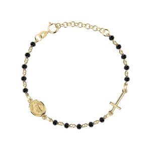CHRIST Armband Black and Gold