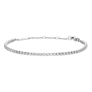 Classic Tennis Armband Silver