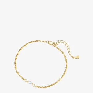 Hey Happiness Pearl Bracelet goldfarben
