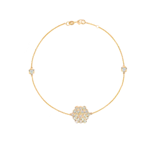 Pyramid Single Motif Armband 18K Rose Gold