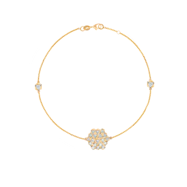 Pyramid Single Motif Armband 18K Rose Gold