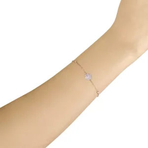 Pyramid Single Motif Armband 18K Rose Gold
